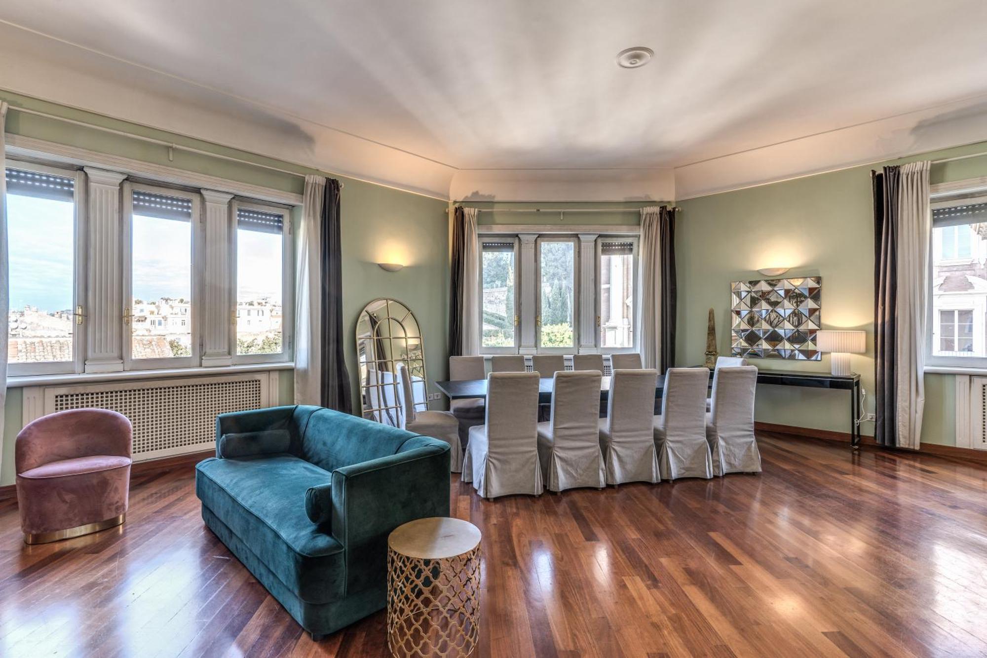 Downtown Srl - Imperial Panorama Penthouse Apartamento Roma